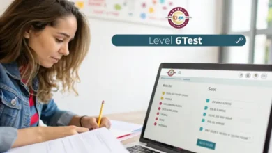 Free online English grammar test level 6