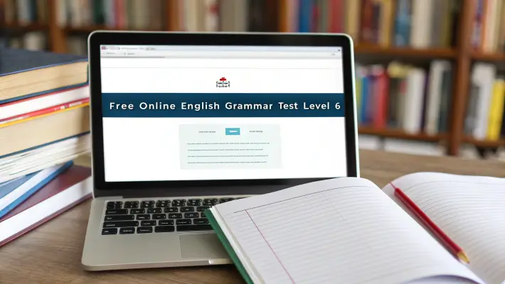 Free online English grammar test level 6