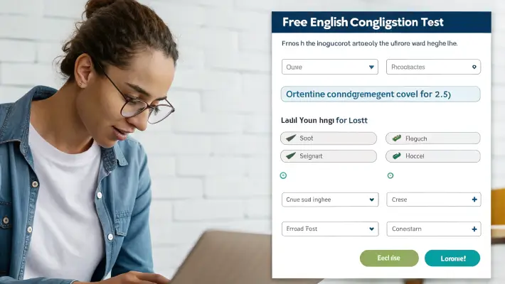 Free online English conjugation test level 3