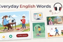 Daily English Words with Pictures and Audio